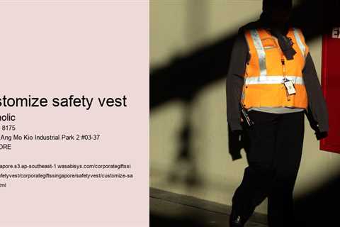 customize safety vest