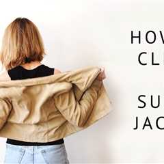 How to Clean Suede Jacket From Thrift Store