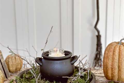 DIY Terrain-Inspired Illume Caldron Candle, Witch’s Brew Candle Holder