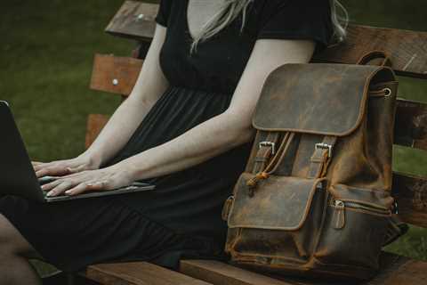 Effortless Efficiency: Laptop Leather Backpacks with Purpose