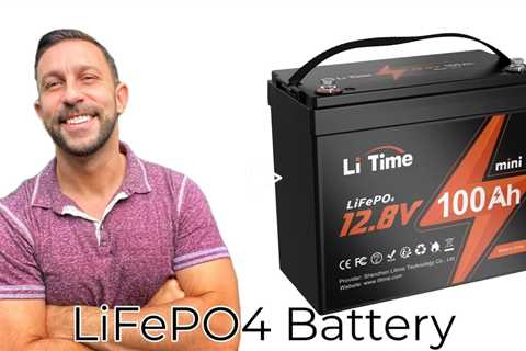 LiTime 12V 100Ah Mini LiFePO4 Lithium Battery