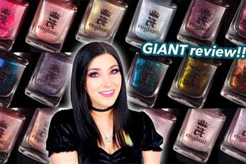 GIANT Indie Holo Nail Polish Swatch and Review - A England || KELLI MARISSA