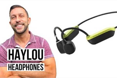 HAYLOU Purfree Lite Open-Ear Headphones - Bone Conduction Wireless Sport Headphones