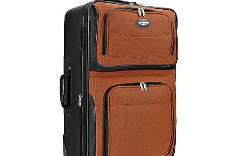 Orange 29-Inch Rolling Luggage