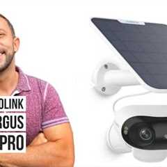 REOLINK Argus 4 Pro 4K Solar Security Camera, ColorX Night Vision