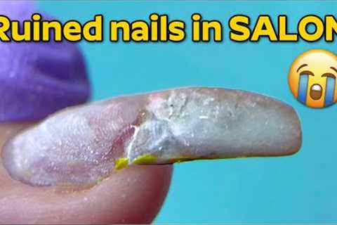 Ruined Nails in Salon - How to Fix it? Nail Extensions & Melodysusie Kit Review