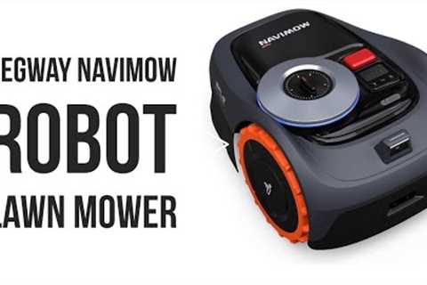 Segway Navimow i105N Robot Lawn Mower Perimeter Wire Free 1/8 Acre RTK+Vision Robotic Lawnmower