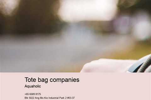 tote bag companies