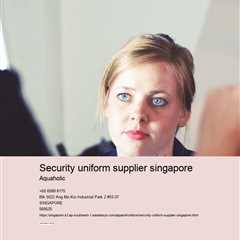 security uniform supplier singapore