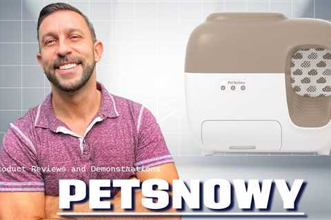 PetSnowy BEST Cat Litter Box Self Cleaning Litter Box - Less Smell, Minimal Tracking, AUTOMATED!