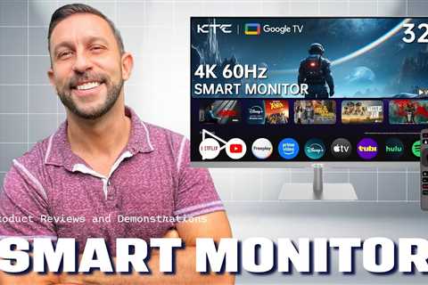 KTC A32Q8 Smart Monitor with Google TV: 2024's Best Value Smart Monitor!
