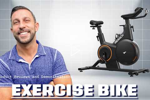 MERACH S28 Exercise Bike for Home with Magnetic/Auto Resistance