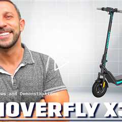 Hoverfly X3 Electric Scooter for Adults, 10 Solid Tire, Max 18 Mile Range