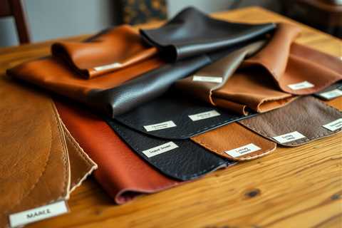 Guide to the different types of leather characteristics and uses