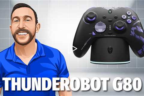 Thunderobot G80 1000HZ Wireless Gaming Controller for NS/PC/iOS/Android with Charging Dock