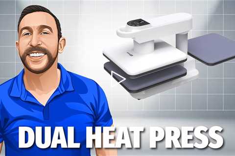 AKEYDIY Dual Auto Heat Press Machine