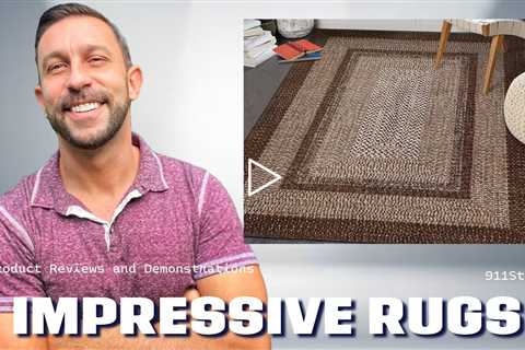 GARVEE Boho Braided Area Rug ⭐️⭐️⭐️⭐️⭐️