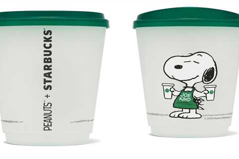 I spent £4.80 on iced coffee today and got a Snoopy cup worth SEVEN QUID