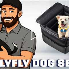 onlyfly Dog Car Seat for Small Dogs: Safe & Soft Travel Booster with Safety Leash