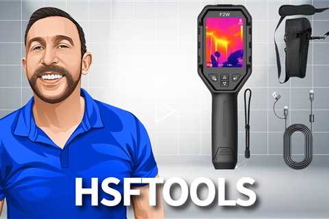 HSFTOOLS F2W Thermal Camera 256x192 IR Resolution, Thermal Imaging Camera with W-Fi