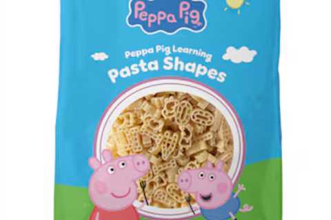 Oink-credible! Peppa Pig pasta hits supermarket shelves this week
