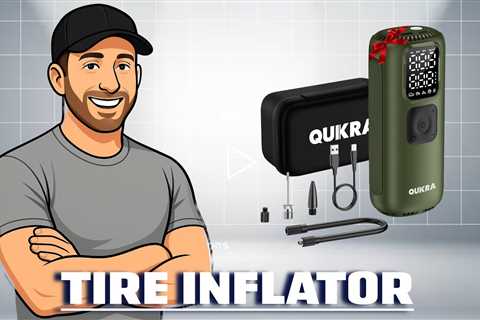 Quikra T22 Portable Tire Inflator For Quick Inflation