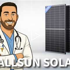 Callsun N-Type 16BB 200W Bifacial Solar Panels - 12V,  25% Efficiency Monocrystalline PV Modules