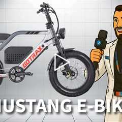 Gotrax Mustang Electric Bike - 750 Watt Hub Motor w 90Nm of Torque, 20 x 4 Fat Tires