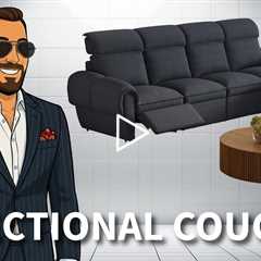 Aliving CloudCubo 3-Seat Modular Power Reclining Sectional Sofa with Ottoman -