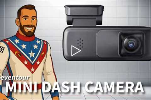 Seventour DR-1 Mini Dash Cam - 2K HD Camera & Wide Angle, Built-in WiFi Wireless with APP Control p