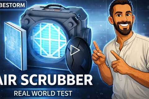 Abestorm V3 Air Scrubber 550 CFM HEPA with 3-Stage Filtration System 👍