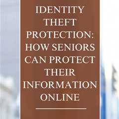 Stay safe online and prevent identity theft with this essential guide for seniors. Don't Click That ..
