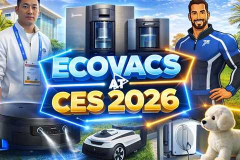 ECOVACS Best New Robot Tech at CES 2026 - Vacuums, Lawn Mowers, Pool Robots, and an AI Dog Companion
