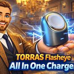TORRAS Flasheye All In One Charger - Fast Dual Charging, Compact & Travel-Ready