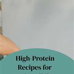 Boost your energy levels with at least 25-30 grams of protein per serving in these delicious meals. ..