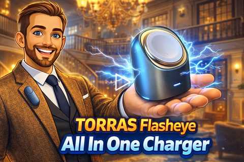 TORRAS Flasheye All In One Charger - Fast Dual Charging, Compact & Travel-Ready