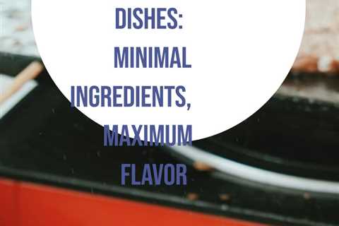 Spend less time in the kitchen and more time enjoying your meals.