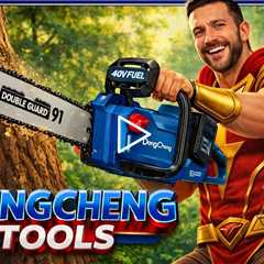 Dong Cheng Tools Double Feature - 20V Brushless Electric Pruning Shears & 16 40V Cordless Chainsaw
