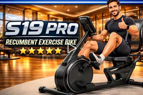 Merach S19 Pro Recumbent Exercise Bike - gentle, low-impact workouts with superior comfort