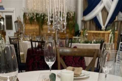 Fine Glassware Arrangements for Events Featuring Bounce House Rentals