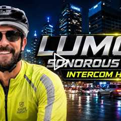 LUMOS Sonorous Mesh Intercom Helmet - Long-range Full-duplex Intercom, Premium Open-Ear Audio