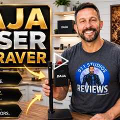 DAJA Laser Engraver - —The most affordable and compact 5W fiber laser engraver- Quiet, Lightweight